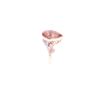 Image 3 : 5.11ct Morganite & Diamond 14k Two Tone Gold Ring