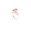 Image 6 : 5.11ct Morganite & Diamond 14k Two Tone Gold Ring