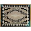 Image 1 : Ca. 1960-70 Navajo Two Grey Hills Fine Rug Framed