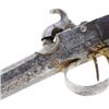 Image 9 : Ca. 1846- Belgian Boxlock .50 Cal. Boot Pistol