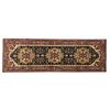 Image 1 : Heriz Serapi Persian Hand Knotted Wool Runner