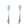 Image 1 : Navajo Sterling & Turquoise Earrings