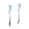 Image 5 : Navajo Sterling & Turquoise Earrings