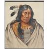 Image 1 : Charles Frizzell (b. 1944) Native Chief Watercolor