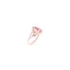 Image 8 : 1.62ct Morganite Diamond 14k Two Tone Gold Ring