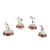 Image 10 : Collection of 4 Don Polland Fine Pewter Sculptures