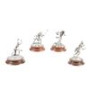 Image 1 : Collection of 4 Don Polland Fine Pewter Sculptures