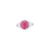 Image 2 : AIG Beautiful 4.15 CTW Ruby & .73 CTW Diamond Ring