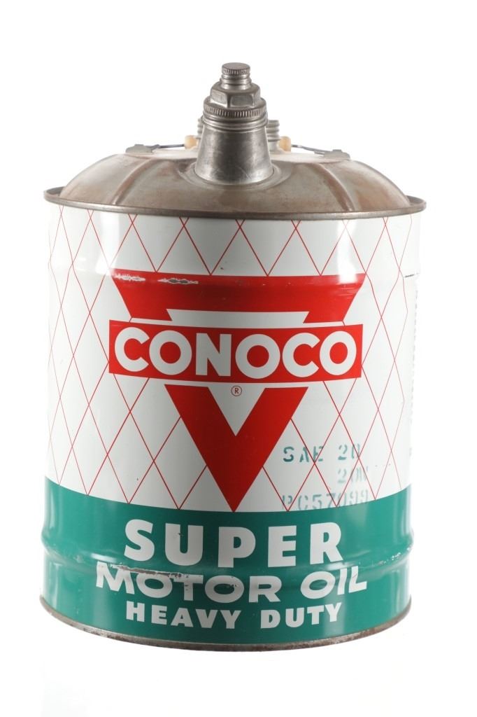 Continental Oil Co. Conoco 5 Gallon Oil Can 1980s
