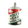 Image 2 : Wolf's Head Motor Oil 5 Gallon Canister 1950s