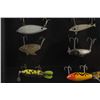 Image 4 : Twelve Early Fishing Lures In Display Case 1960-80