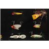 Image 7 : Twelve Early Fishing Lures In Display Case 1960-80