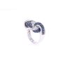 Image 5 : Unity Knot Sapphire VS2 Diamond & 14k Gold Ring