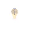 Image 4 : Unheated Sapphire 3.0ct VS2 Diamond 18k Gold Ring