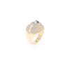Image 5 : Unheated Sapphire 3.0ct VS2 Diamond 18k Gold Ring