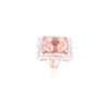 Image 3 : 12.12ct Morganite VS1 Diamond & 14k Two Tone Ring