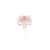 Image 6 : 12.12ct Morganite VS1 Diamond & 14k Two Tone Ring