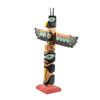 Image 7 : Ca. 1920's Tlingit Signed Carved & Painted Totem