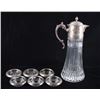 Image 1 : Frank Whiting Sterling Coasters Waterford Decanter