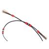 Image 4 : Flat & Round Braided Leather Beaded Hatbands