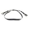 Image 6 : Flat & Round Braided Leather Beaded Hatbands