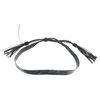 Image 7 : Flat & Round Braided Leather Beaded Hatbands