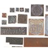 Image 5 : Antique Montana Wood & Metal Printing Blocks