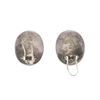 Image 9 : Vintage Mexican Silver Earrings, circa 1960s-70s