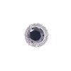Image 3 : Black & White Diamond 14k White Gold Earrings