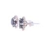 Image 5 : Black & White Diamond 14k White Gold Earrings