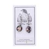 Image 6 : Whistling Hawks 1700's Trade Bead Silver Earrings