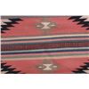 Image 7 : Zapotec Medallion Banded Saltillo Rug c. 1960's