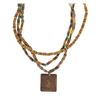 Image 2 : Antique Sand Beads & 1798 Dated Peace Metal