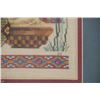 Image 5 : Native American Cross Stitch & Bead Framed Artwork