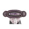 Image 2 : Crow Tribe Beaded & Purple Lace Agate Brooch