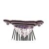 Image 4 : Crow Tribe Beaded & Purple Lace Agate Brooch