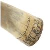 Image 10 : Ca. 1800- Scrimshaw Powder Horn Flask