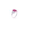 Image 6 : GIA Burmese Ruby VS2 Diamond & Platinum Ring