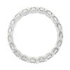 Image 8 : Classic 14k White Gold 2.94 ctw Shared Prong Set Round Diamond Eternity Band Rin