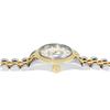 Image 5 : Rolex Ladies 18K Gold And Steel White Roman Hidden Clasp Datejust 26MM