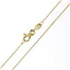 Image 6 : 10k Yellow Gold 0.26 ctw Channel Set Round Diamond Open Heart Pendant Necklace