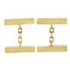 Image 5 : Tiffany & Co. 18k Yellow Gold Textured Polished Geometric Dual Box Men Cufflinks