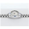 Image 3 : Rolex Ladies Quickset Stainless Steel 18K White Gold Diamond & Sapphire Bezel Si