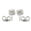 Image 3 : NEW Platinum 1.02 ctw GIA Round Brilliant Diamond Martini 4 Prong Stud Earrings