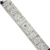 Image 7 : FANCY Antique Art Deco Platinum 6.03 ctw Diamond & Black Onyx 10.9mm Line Bracel