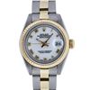 Image 2 : Rolex Ladies 2T Yellow Gold & Stainless Steel White Roman 26MM