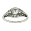 Image 8 : Antique Art Deco 18K Gold 0.69 ctw GIA European Diamond Filigree Engagement Ring