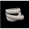 Image 1 : 14KT White Gold 2.68 ctw Diamond Ring