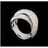 Image 4 : 14KT White Gold 2.68 ctw Diamond Ring