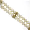 Image 3 : 7" Dual Row Round Cultured Pearl Strand Bracelet w/ 14k Gold Clasp & Bar Spacers